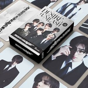 enhypen Lot de 55 cartes photo Kpop Enhypen Lomo - Cartes photo Kpop ENHYPEN - Indispensable pour les fans de K-pop (A)