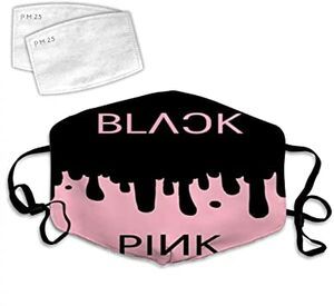 Masque Blackpink - Noir et rose