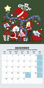 Calendrier BTS BT21 2020 BT21