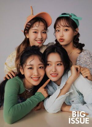 Photo : Go Won, Chuu, Yves and Olivia Hye