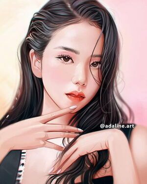 Photo : Jisoo fan art (IG: adaline.art)