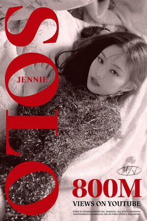 Photo : JENNIE - ‘SOLO’ M/V hits 800 MILLION VIEWS on Youtube!