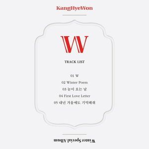 Photo : 211208 Kang Hyewon - Winter Special Album <W> Tracklist