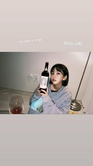 Photo : Sowon Instagram Story with Eunha