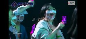 Photo : Yerin on Queendom during eunha+wjsn performance