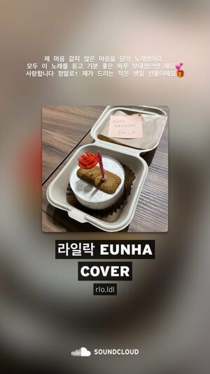Photo : Eunha Instagram Story