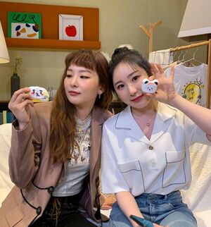 Photo : 210603 RedVelvet Twitter Update With Kang Seulgi And Lee Chaeyeon