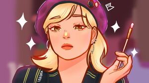 Photo : Digital fanart Jeongyeon being the thumbnail will be the death of me