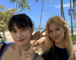 Photo : Momo & Sana in Hawaii