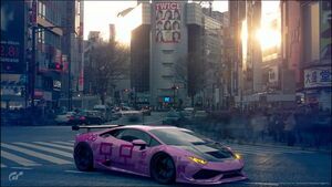 Photo : Momo Livery Pink Lamborghini (Gran Turismo Sport)