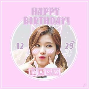 Photo : Happy Sana Day! - fanart