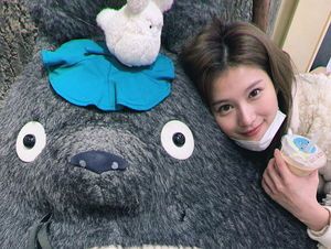 Photo : Sana with Totoro