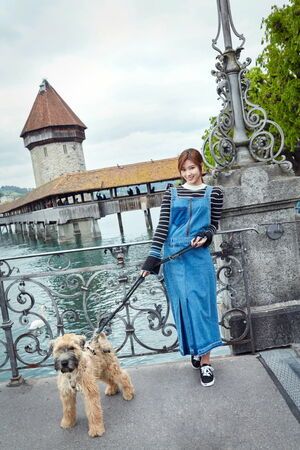 Photo : Sana & puppy!