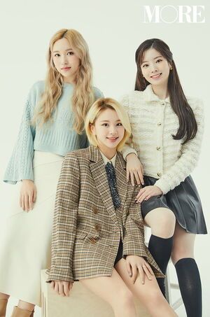 Photo : Mina, Dahyun and Chaeyoung