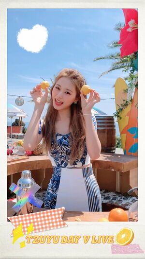 Photo : Twitter Update - TZUYU DAY V LIVE 2021.06.13 23:30 (KST) on V LIVE